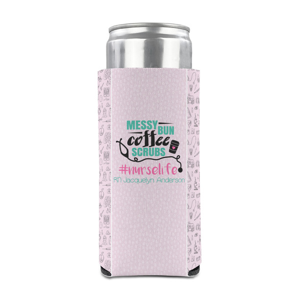 Nursing Quotes 12oz Tall Can Sleeve - FRONT (on can)