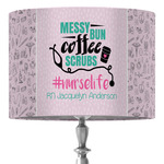 Nursing Quotes 16" Drum Lamp Shade - Fabric (Personalized)