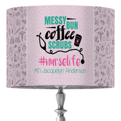 Nursing Quotes 16" Drum Lamp Shade - Fabric (Personalized)