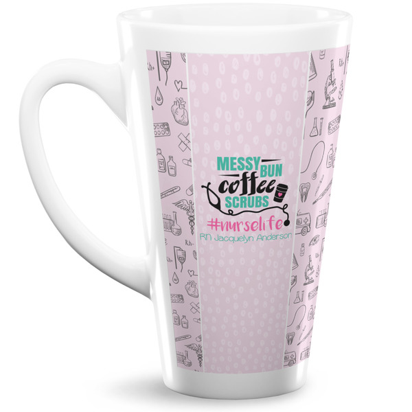 Custom Nursing Quotes Latte Mug (Personalized)