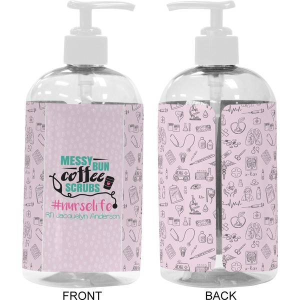 Nursing Quotes 16 oz Plastic Liquid Dispenser- Approval- White