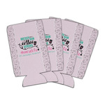 Nursing Quotes Can Cooler (16 oz) - Set of 4 (Personalized)