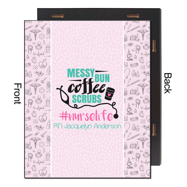 Nursing Quotes 16x20 Wood Print - Front & Back View