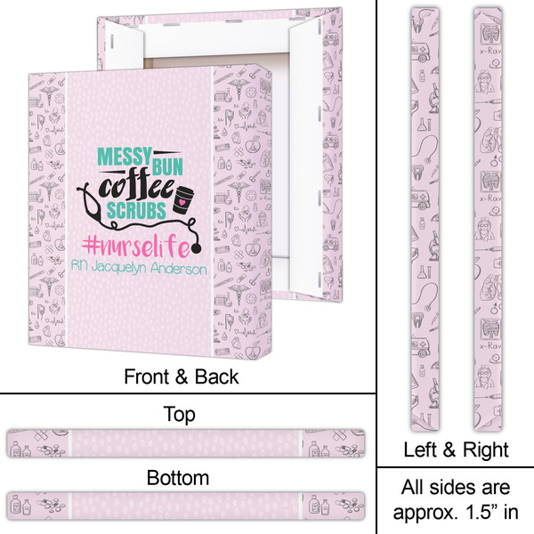 Nursing Quotes 20x24 - Canvas Print - Approval