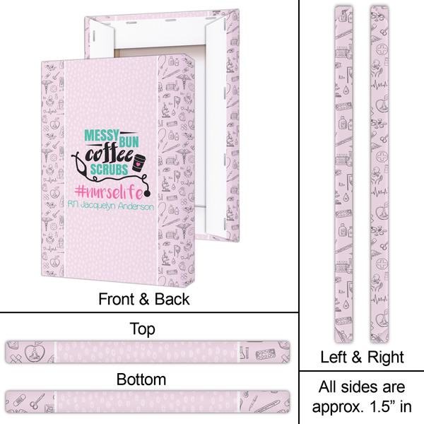 Nursing Quotes 20x30 - Canvas Print - Approval