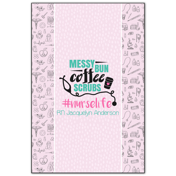 Custom Nursing Quotes Wood Print - 20x30 (Personalized)