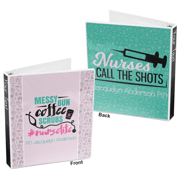 Nursing Quotes 3-Ring Binder Front and Back