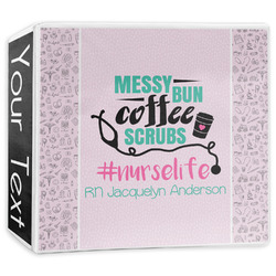 Nursing Quotes 3-Ring Binder - 3 inch (Personalized)