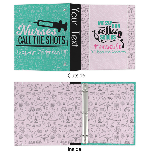 Nursing Quotes 3 Ring Binders - Full Wrap - 1" - APPROVAL