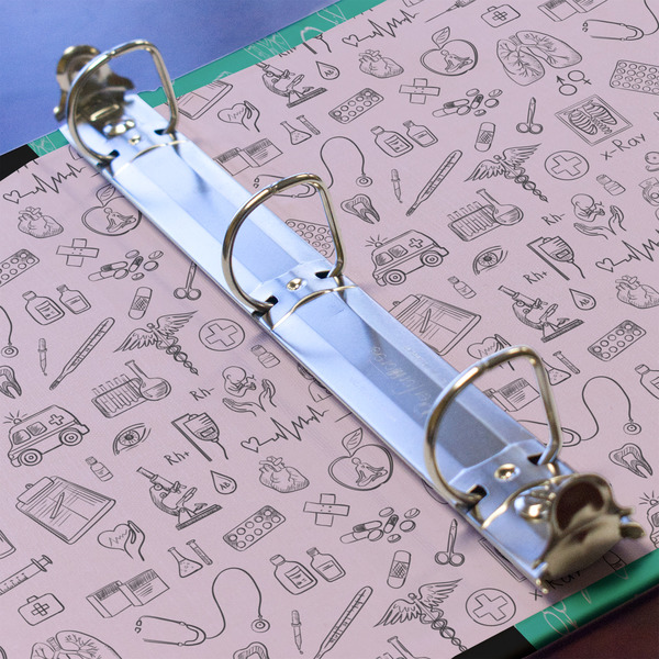 Nursing Quotes 3 Ring Binders - Full Wrap - 1" - DETAIL