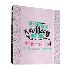 Nursing Quotes 3 Ring Binder - Full Wrap - 1" (Personalized)