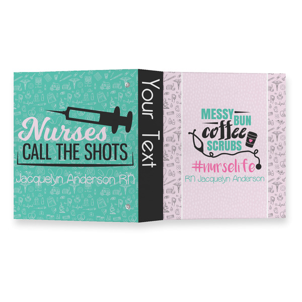 Nursing Quotes 3 Ring Binders - Full Wrap - 1" - OPEN OUTSIDE