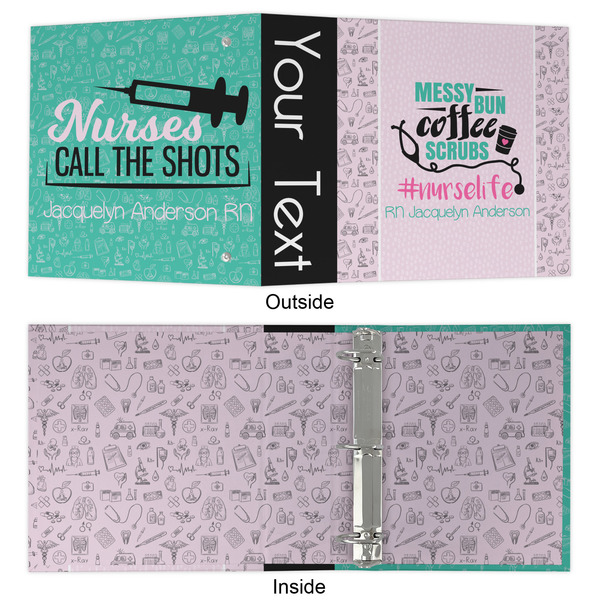 Nursing Quotes 3 Ring Binders - Full Wrap - 2" - APPROVAL