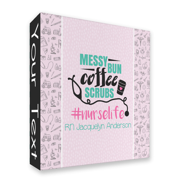 Nursing Quotes 3 Ring Binders - Full Wrap - 2" - FRONT