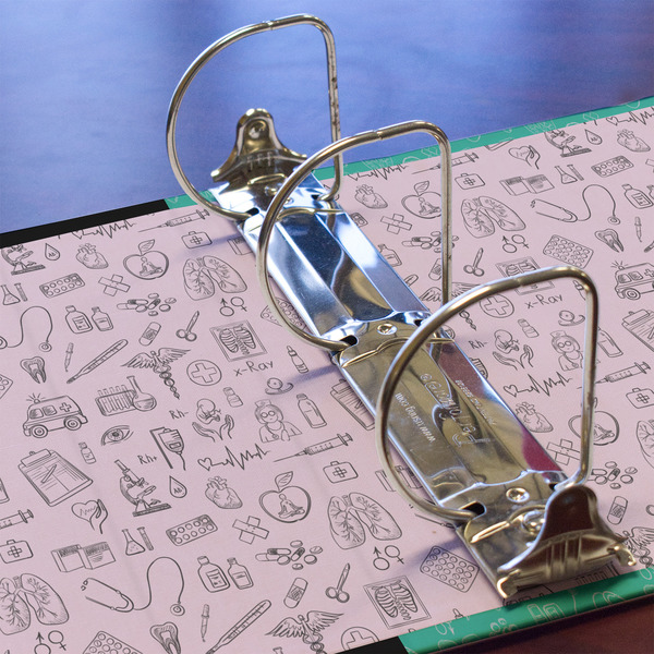 Nursing Quotes 3 Ring Binders - Full Wrap - 3" - DETAIL