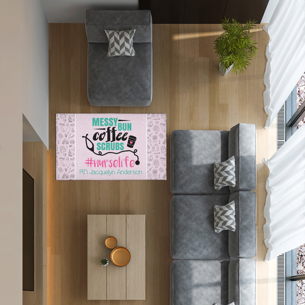 Nursing Quotes 3'x5' Indoor Area Rugs - IN CONTEXT