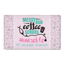 Nursing Quotes 3' x 5' Indoor Area Rug (Personalized)