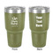 Nursing Quotes 30 oz Stainless Steel Tumbler - Olive - Double-Sided (Personalized)