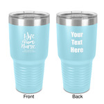 Nursing Quotes 30 oz Stainless Steel Tumbler - Teal - Double-Sided (Personalized)