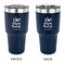Nursing Quotes 30 oz Stainless Steel Tumbler - Navy - Double Sided (Personalized)