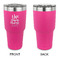 Nursing Quotes 30 oz Stainless Steel Ringneck Tumblers - Pink - Single Sided - APPROVAL
