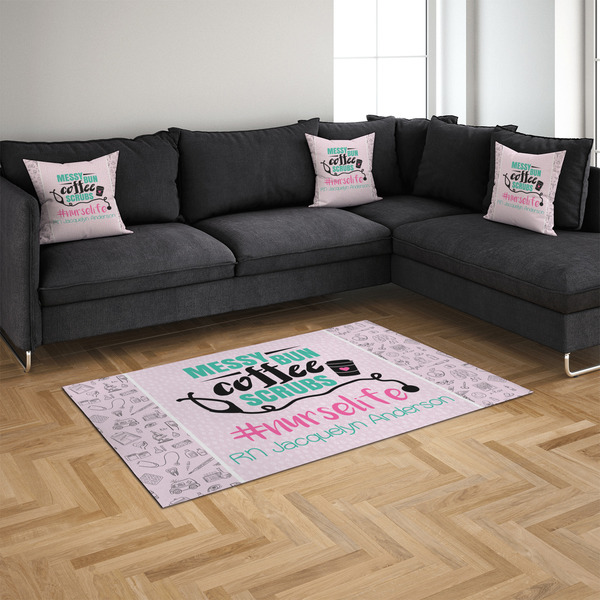 Nursing Quotes 4'x6' Indoor Area Rugs - IN CONTEXT