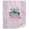 Nursing Quotes Sherpa Throw Blanket (Personalized)