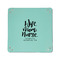 Nursing Quotes 6" x 6" Teal Leatherette Snap Up Tray - APPROVAL
