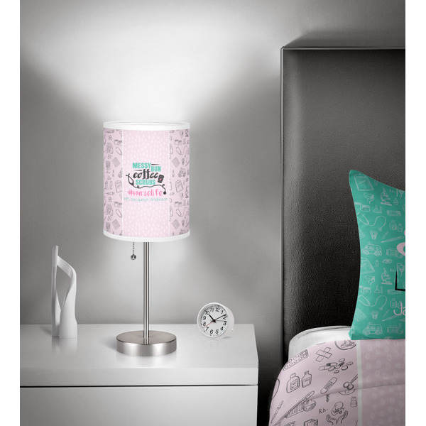 Nursing Quotes 7 inch drum lamp shade - in room