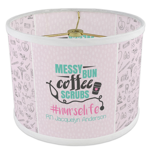 Nursing Quotes 8" Drum Lampshade - ANGLE Poly-Film