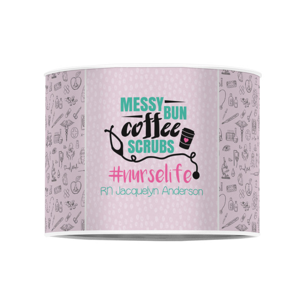Nursing Quotes 8" Drum Lampshade - FRONT (Poly Film)