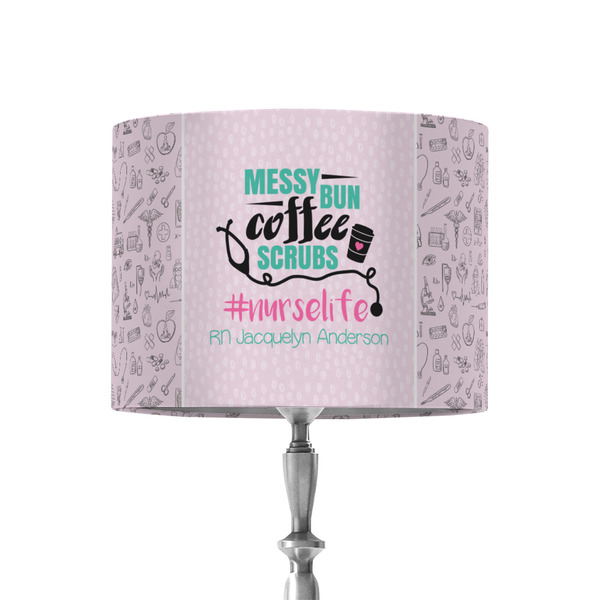 Custom Nursing Quotes 8" Drum Lamp Shade - Fabric (Personalized)