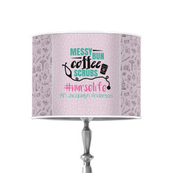 Nursing Quotes 8" Drum Lamp Shade - Poly-film (Personalized)