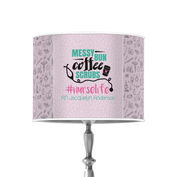 Nursing Quotes 8" Drum Lampshade - ON STAND (Poly Film)