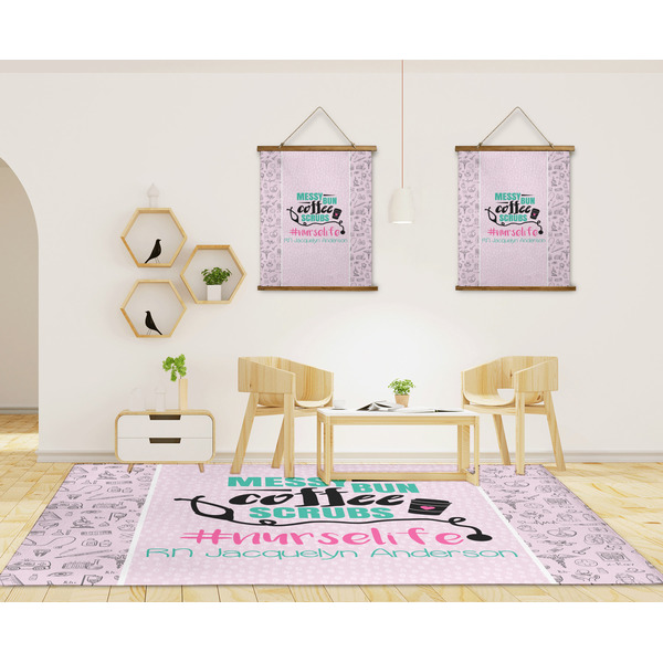 Nursing Quotes 8'x10' Indoor Area Rugs - IN CONTEXT