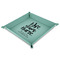 Nursing Quotes 9" x 9" Teal Leatherette Snap Up Tray - MAIN