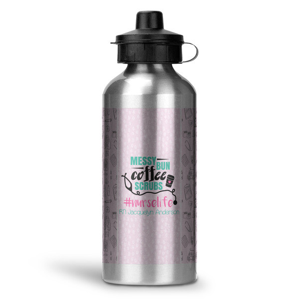 Custom Nursing Quotes Water Bottle - Aluminum - 20 oz (Personalized)