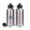 Nursing Quotes Aluminum Water Bottle - Front and Back