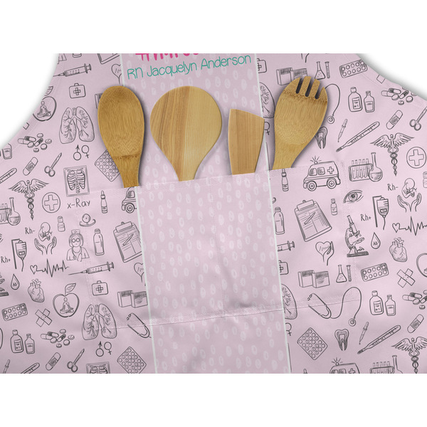 Nursing Quotes Apron - Pocket Detail with Props