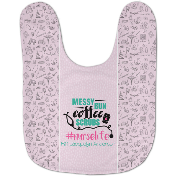 Nursing Quotes Baby Bib - AFT flat