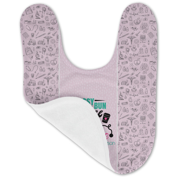 Nursing Quotes Baby Bib - AFT folded