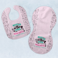 Nursing Quotes Baby Bib & Burp Set w/ Name or Text