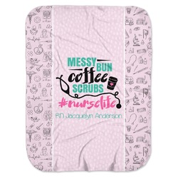 Nursing Quotes Baby Swaddling Blanket (Personalized)