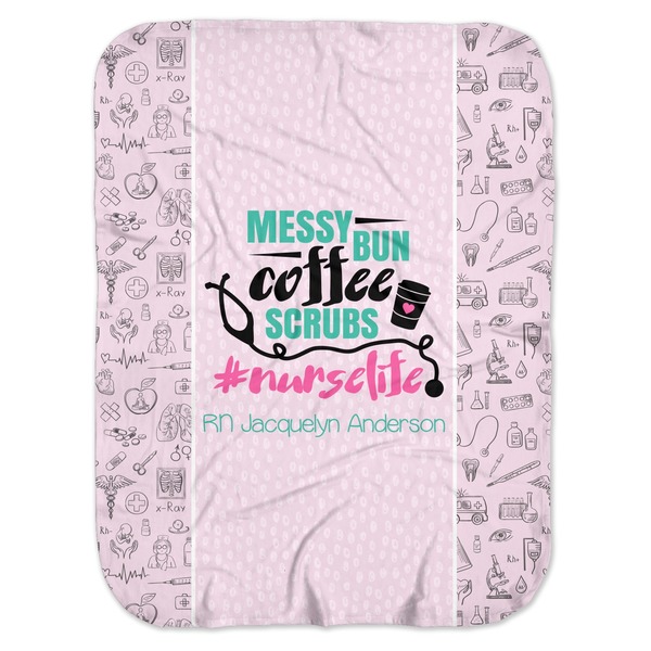 Custom Nursing Quotes Baby Swaddling Blanket (Personalized)