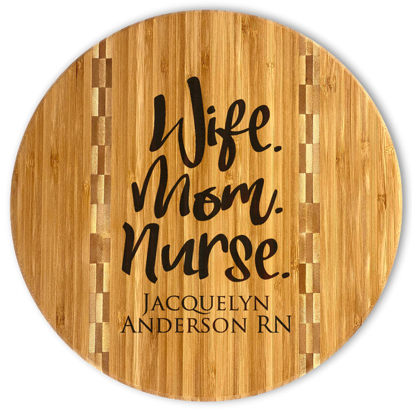 Custom Nursing Quotes Bamboo Cutting Board (Personalized)