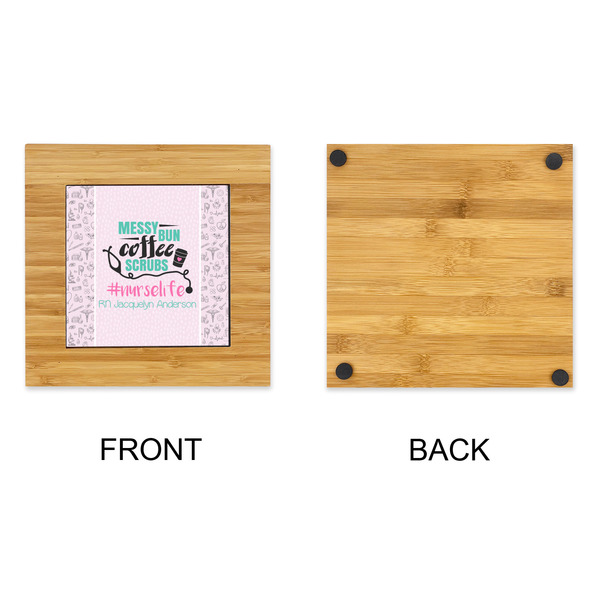 Nursing Quotes Bamboo Trivet with 6" Tile - APPROVAL