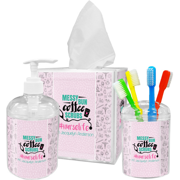 Nursing Quotes Bathroom Accessories Set (Personalized)