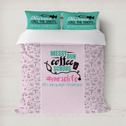 Nursing Quotes Duvet Cover (Personalized)