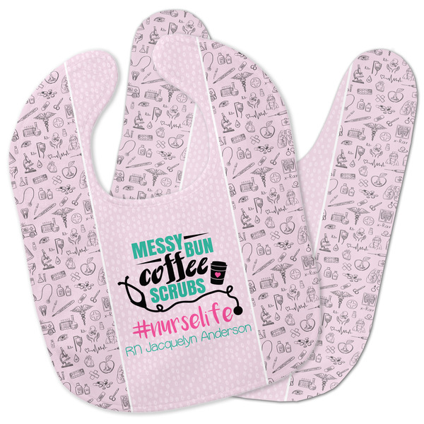 Custom Nursing Quotes Baby Bib w/ Name or Text