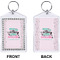 Nursing Quotes Bling Keychain (Front + Back)